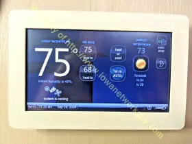 10f81 Lennox 88w58 - Icomfort Wifi Thermostat Used Tested