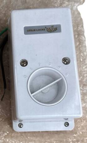 Leslie Locke Er-48 Leslie-locke Play It Again Sam Model 5 Speed Ceiling Fan Wall Switch