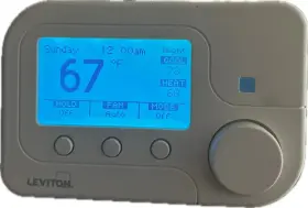 Ws0th-s00 Leviton Levnet Rf Wireless Hvac Thermostat Occupancy Control Tested
