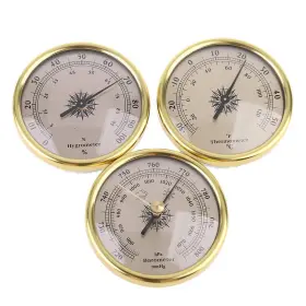 9ff100607 Linnsz 3 In 1 Air Pressure Gauge Thermometer Hygrometer Barometer 72mm For Wall Moun