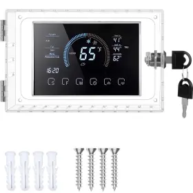Lnrueg 752870979800 Universal Thermostat Lock Box With Key Small Guard For Wall Large