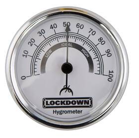 Lockdown 222111 Vault Hygrometer For Monitoring Humidity And Moisture Control In Gun