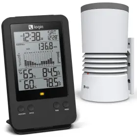 Lowsb315b Logia 3-in-1 Rain Gauge Weather Station With Temperature And Humidity Indoor/o