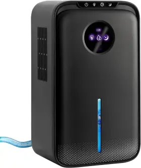 8-12-24h Lonxfy Yp2318 Dehumidifier 88.0oz For Home With Drain Hose Timer Quiet Porta