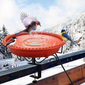 Lovppy 606267314951 Heated Bird Baths For Outdoors Winter 100w Bath Water