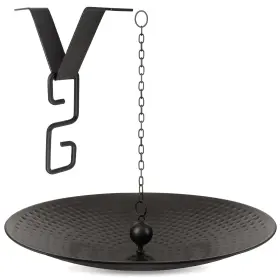 Loyudeqiu 727431784858 15 Inch Rain Chain Basin With V-shaped Gutter Adapter Hammered Fi