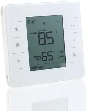 Ltd 313049672610 Programmable Thermostat For Home Heat Pump System 1 Heat/1 Cool Compatible With