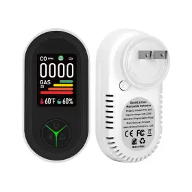 Pth-24e Lunarlipes New Upgraded Plug-in Carbon Monoxide And Natural Gas Detector With Sc... Fast Ship
