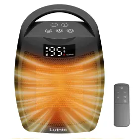 Ptc-908 Lutntc Portable Ceramic Space Heater 1500w Fast Heating Digital Display With Touch