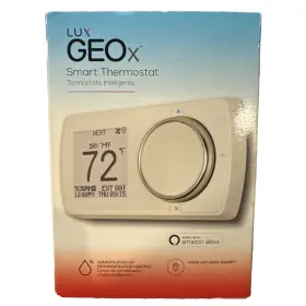 Wh005a Lux 021079160044 Geox Smart Thermostat Humidity Control Alexa And Ios Compatible New