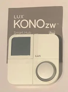 Lux 021079170265 New Konoz - Smart Hub Thermostat Personalize Confort White