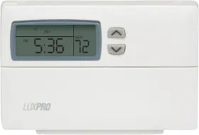 Lux 445014124114 Pro Programmable Thermostat For Home Use 5-2 Day 1 Heat Cool