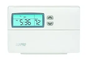 Psp511lc Lux 789532403236 Pro Programmable 5-2 Day Thermostat For Home Use 1 Heat Cool