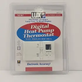 Dhp2110 Lux Digital Heat Pump Thermostat Non Programmable And Cool Use