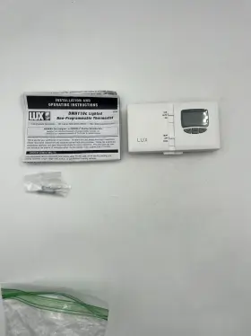 Dmh110c Lux Non-programmable Thermostat Low Voltage Backlit Display Wall-mounted