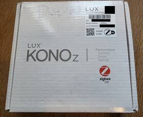 Lux Kn-z-wh1-b04 Konoz Zigbee Smart Thermostat