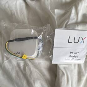 Lux Lpb-wh-025 Power Bridge White Installation Kit For Programmable Thermostats