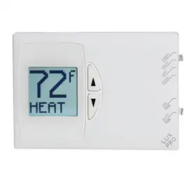 Psdh121 Lux.pro 1or2 Luxpro Non-programmable Pump Thermostat Stage Heat/1 Cool New