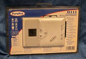 Lux.pro Psd111b-010 Nos Purepro / Luxpro D111 Non-programmable Thermostat Horizontal Vertical Mount