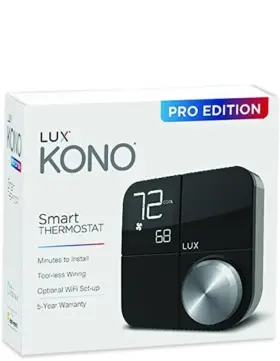 Pekn-s-b1-b04 Lux Products Corp 021079170227 Kono Pro Edition Smart Thermostat 2heat/1cool 24vac