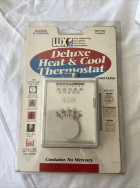 T401143sa Lux Deluxe Hear And Cool Thermostat Brand New -