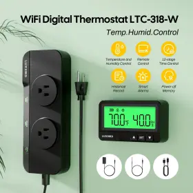 318-ltc Luxbird Temperature Humidity Controller Smart Start Delay Wifi Remote Control Cf