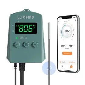 Wkq-g01 Luxbird Wifi Digital Heat Mat Thermostat Controller 32-113 F With Heating Cooling