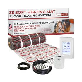 Luxheat 677355748941 35sqft Floor Heating Mat Kit - 240v Tile Complete