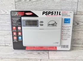Psp511l Luxpro Psp51l Programmable Single Stage Heating And Cooling Thermostat New