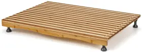 Cb02 Lynicon Bamboo Stovetop Cover And Countertop Cutting Board With Adjustable Legs Dual-p
