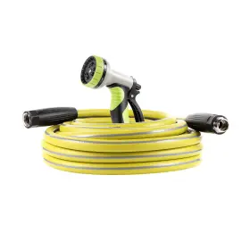 Macuvan 613792809197 Garden Hose 25 Ft Heavy Duty-water With 9 Way Spray Nozzle And... Fast Ship