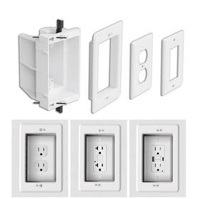Magaliyo 721545127228 Recessed Outlet/electrical Box Single Gang Outlet For Wall Moun