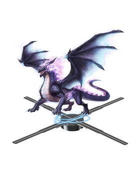 Magikeration Hp-p50 3d Hologram Fan 20 Inch Support App/remote/bluetooth/wifi Holo