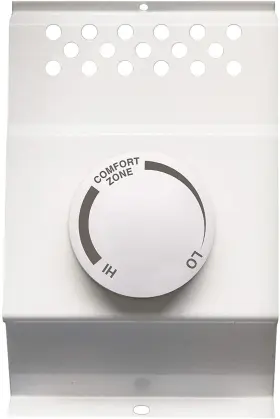 08732 Manufacturing Co Built-in Baseboard Thermostat White