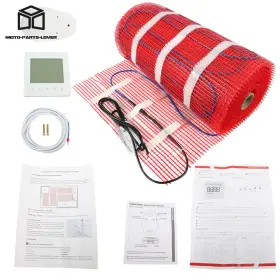 Mp1858653l Marddpair Floor Heating Mat 100 Sqft Electric Tile Radiant Warm Heat Heated Kit 120v