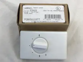 Pcn05011077 Markel S2022 Thermostat White -for Electric Heat Single Pole 22 Amp 125-277v New