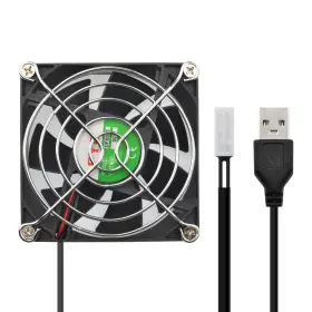 Df-8025 Matell Weak Electronics Box Temperature-sensitive Cooling Fan Automatically
