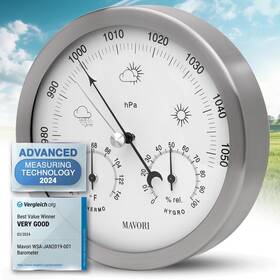 Mavori 260663010303 3in1 Weather Station Analog - Barometer Hygrometer And Thermometer F
