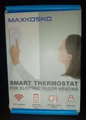 Es29aw Maxkosko Wifi Smart Thermostat For Electric Floor Warming System White Light Use