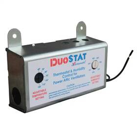 Maxx Air 711181665093 Ventamatic Duostat Power Attic Vent Thermostat And Humidistat Xxduostat