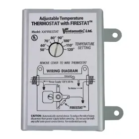 Maxx Air 744759061195 10-amp Programmable Thermostat With Firestat