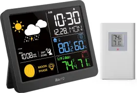 5298 Meesmeek Weather Station Wireless-indoor Outdoor Thermometer Temperature Monitor Hygro