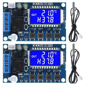 Xy-t01 Melife 701715529106 2pcs Electronic Temperature Controller Dc 6-30v 24v Waterproof Ntc Pr