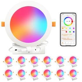 Melpo Td3c002 Smart Recessed Lighting 6 Inch Compatible With Alexa And Siri 1500lm
