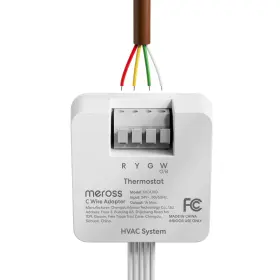 Mca100 Meross C Wire Adapter For Smart Thermostat R Y G Wires Required 16 In