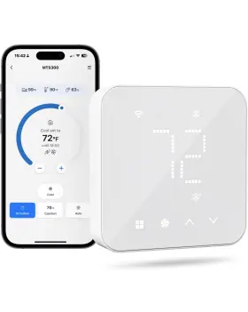 Mts300ma Meross Smart Thermostat Works With Matter Alexa/apple Home/google App And Voice