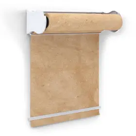 A520 Metcrafted Deluxe Metal Wall Mounted Paper Holder And Dispenser With Cutter Bar 24&