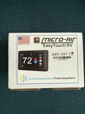 Micro-air Asy-347 Micro-air Easytouch Rv Digital Wi-fi Bluetooth Programmable Thermostat Black