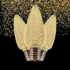 Mik Solutions 759614714017 C9 Christmas Lights Led Bulb Pack Of 25 Twinkle Warm White Replacement