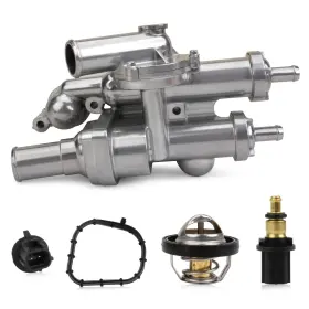 3001-1118alu Miliparts Upgrad Aluminum Thermostat Housing Assembly Compatible With Chrysler Sebring